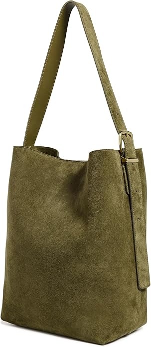 Madewell, Suede Essentials Bucket Tote