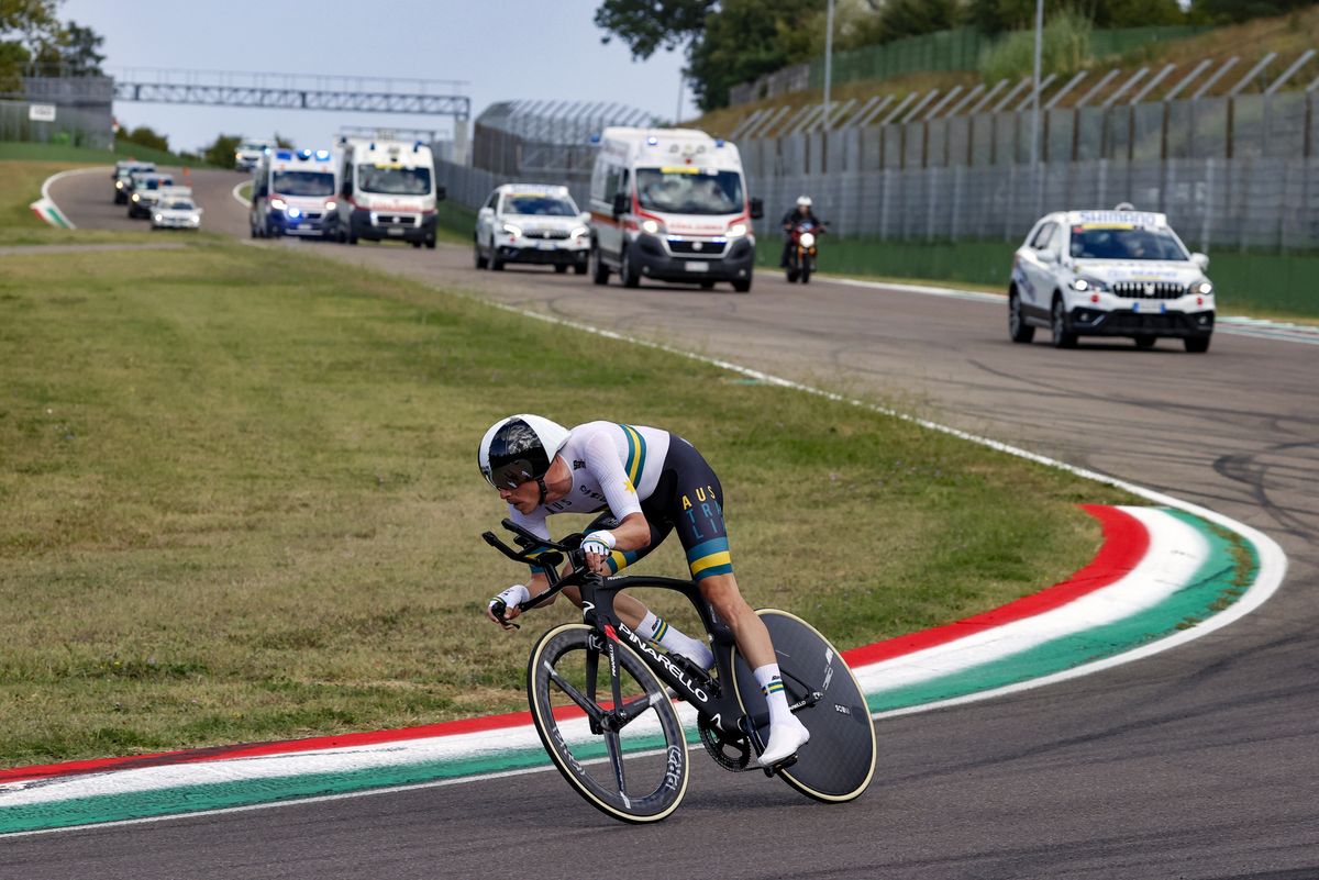 Road World Championships Imola 2020 - Men Elite Time Trial - Imola - Imola 31,7 km - 25/09/2020 - Rohan Dennis (AUS - Team Ineos) - photo Luca Bettini/BettiniPhoto&Acirc;&copy;2020