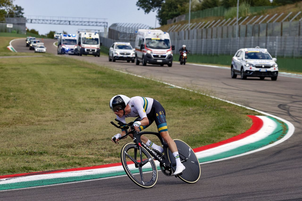Road World Championships Imola 2020 - Men Elite Time Trial - Imola - Imola 31,7 km - 25/09/2020 - Rohan Dennis (AUS - Team Ineos) - photo Luca Bettini/BettiniPhoto&Acirc;&copy;2020
