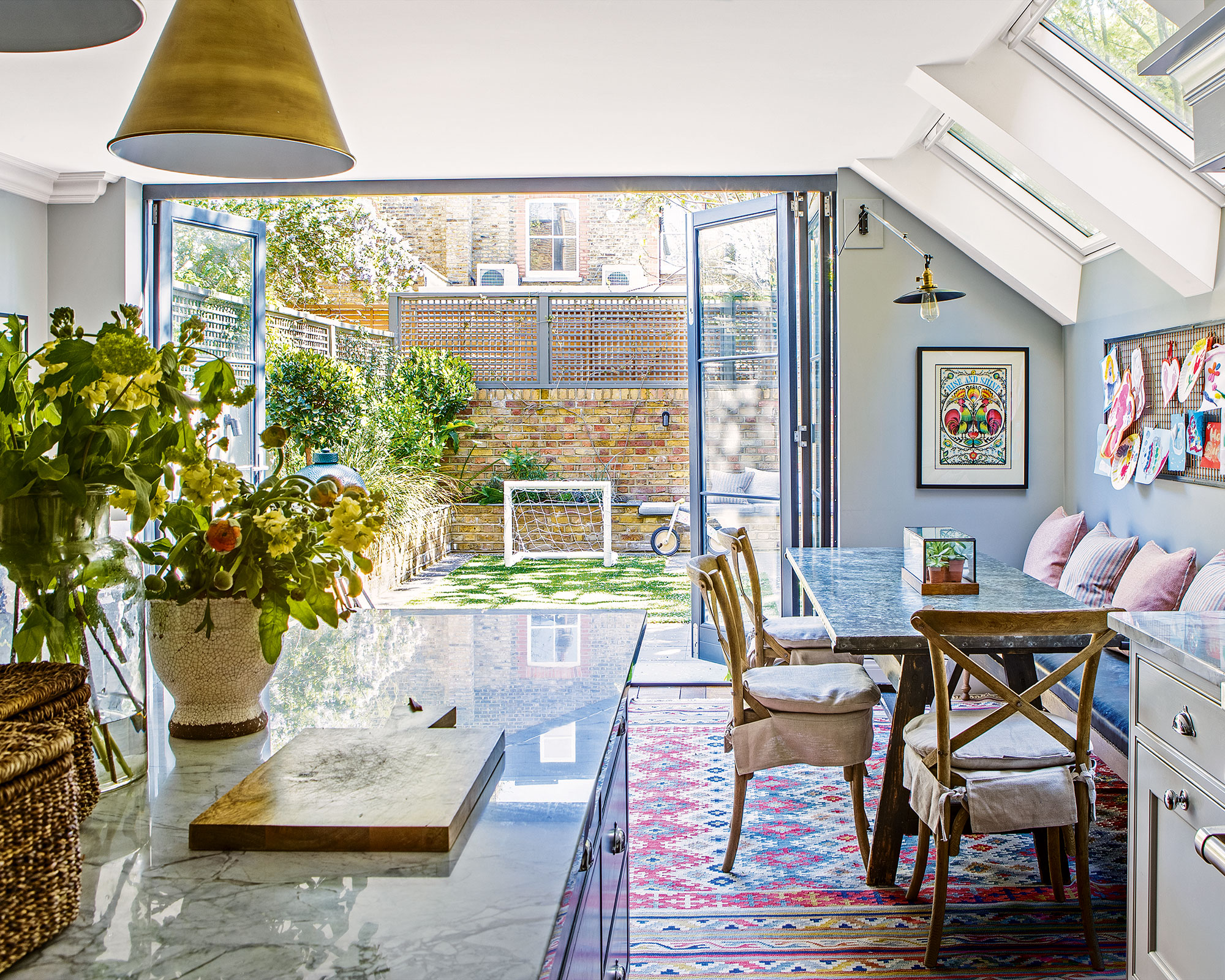 Garden room ideas with kitchen-diner