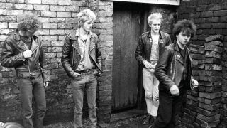Discharge in an alley in the 1980s