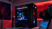 An Asus ROG G1000 in a gaming setup