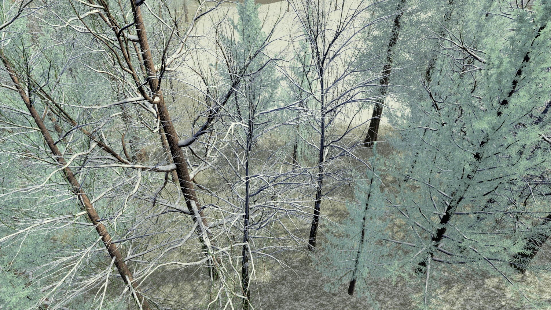 An image created by a procedural generation algorithm, processed via GPU work graphs, created by Coburg University and AMD.