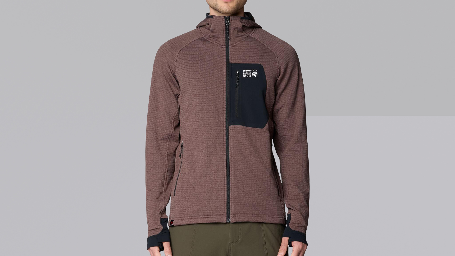 Mountain Hardwear Polartec Power Grid Full Zip Hoody