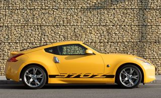 The cabin of the Nissan 370Z tapers away sharply