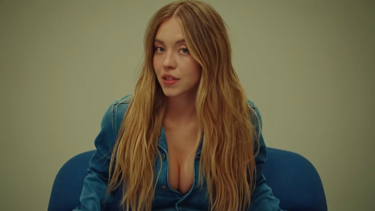 Sydney Sweeney appears in American Eagle&#039;s &quot;Great Jeans&quot; ad.