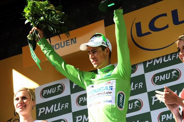 Peter Sagan (Liquigas-Cannondale) has a firm lead in the points classification