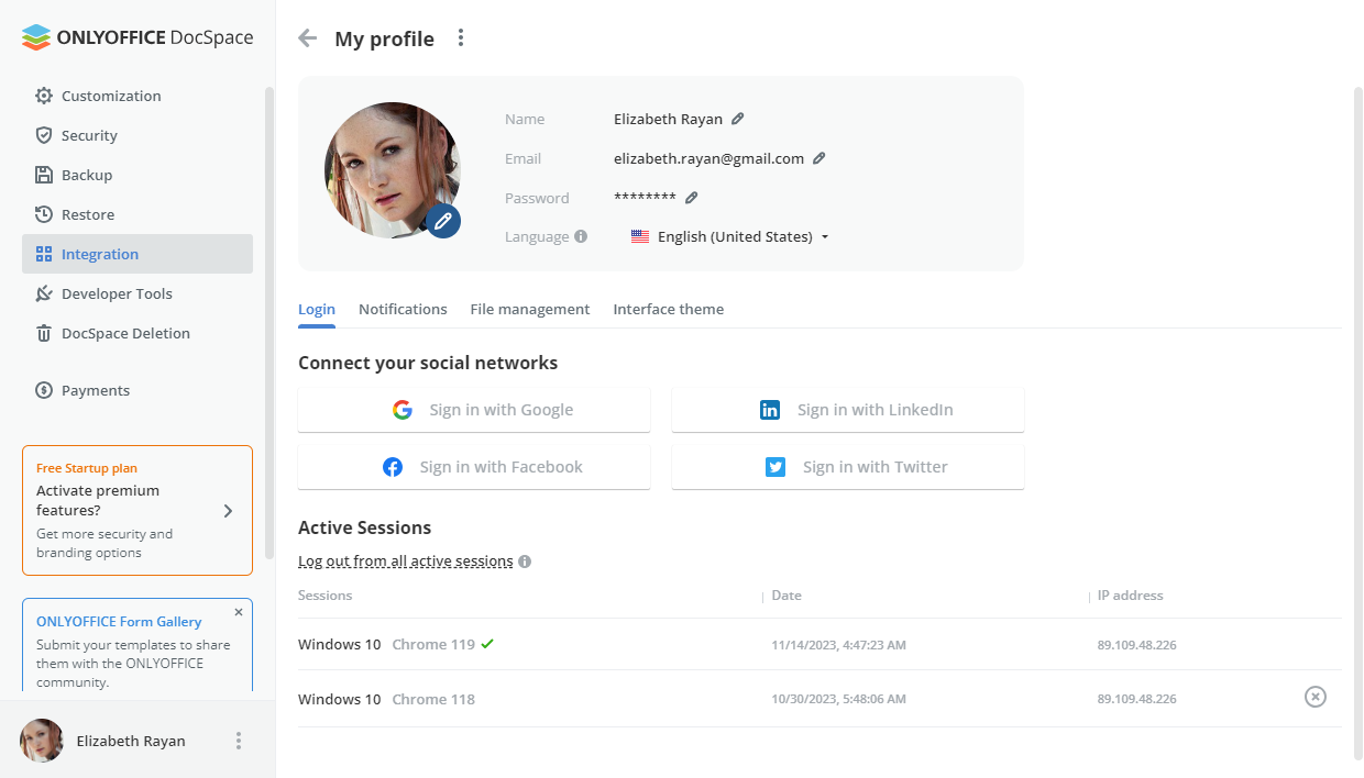 ONLYOFFICE DocSpace 2.0