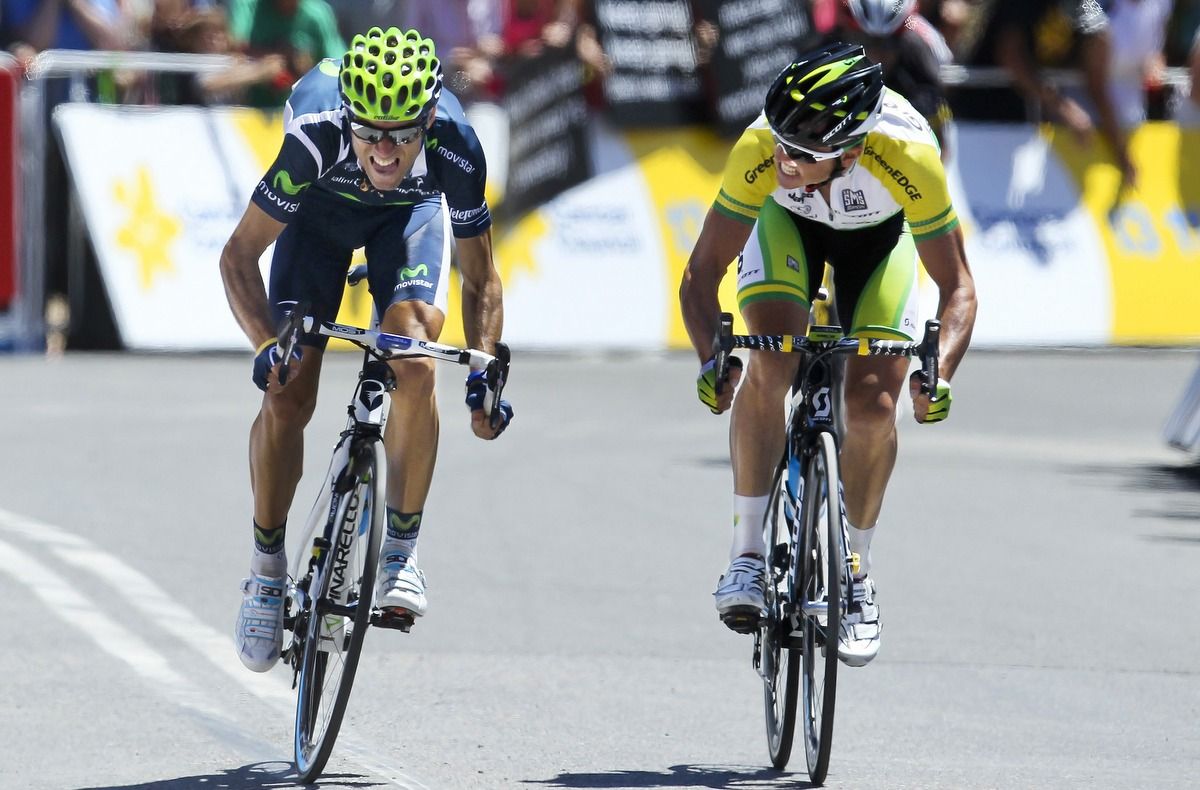 Alejando Valverde and Simon Gerrans' rivalry at its peak in 2012