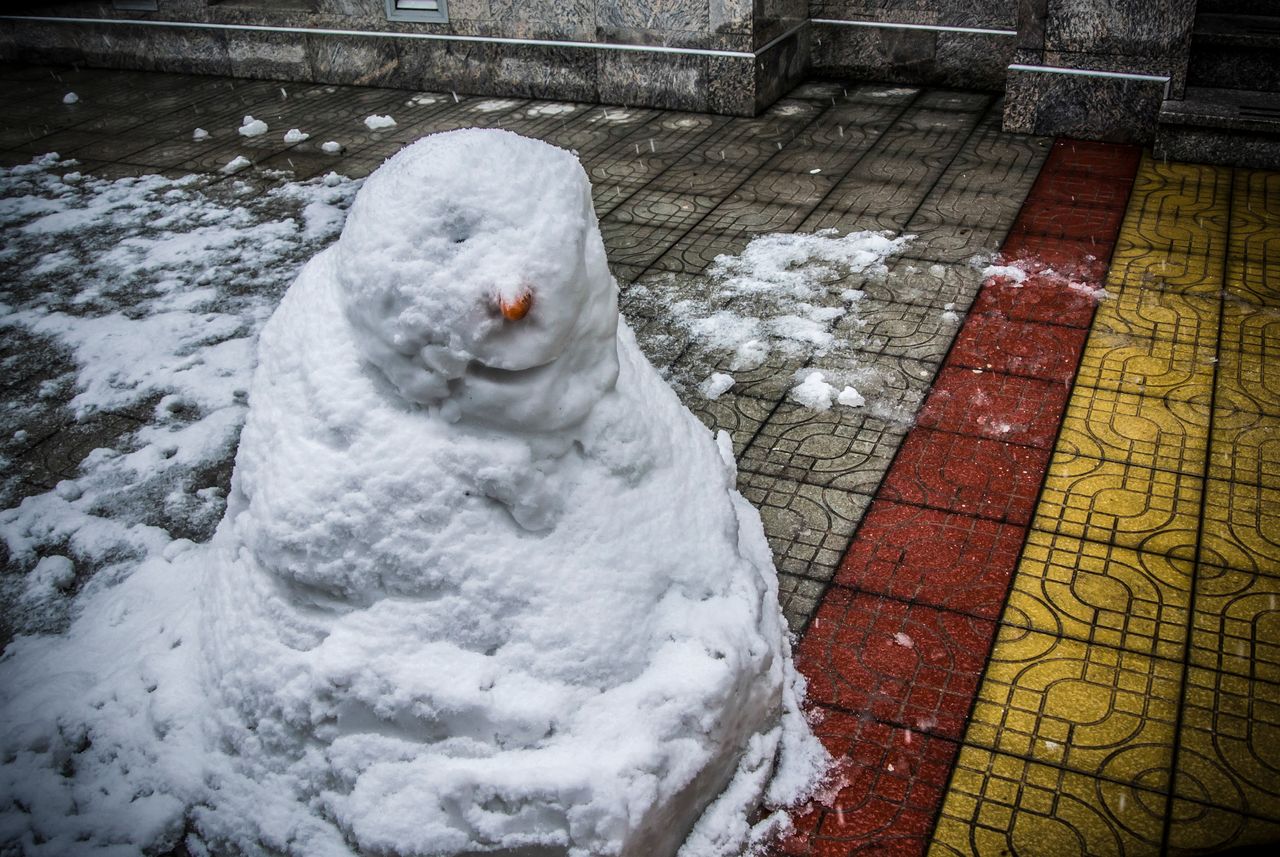 melting snowman