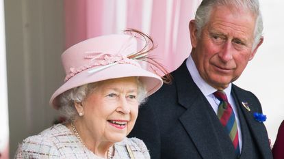 Queen Elizabeth II and Prince Charles, Prince of Wales attend the 2017 Braemar Highland Gathering at The Princess Royal and Duke of Fife Memorial Park on September 2, 2017 in Braemar, Scotland.
