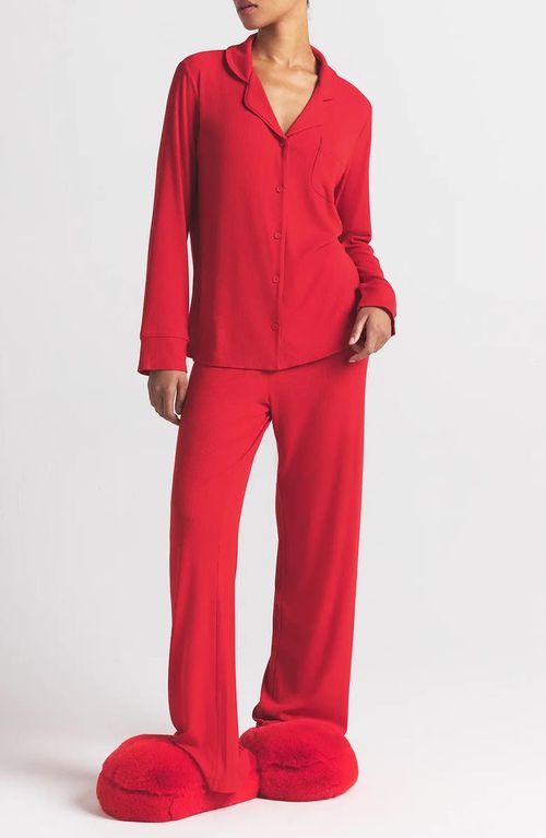 Soft Lounge Rib Sleep Set