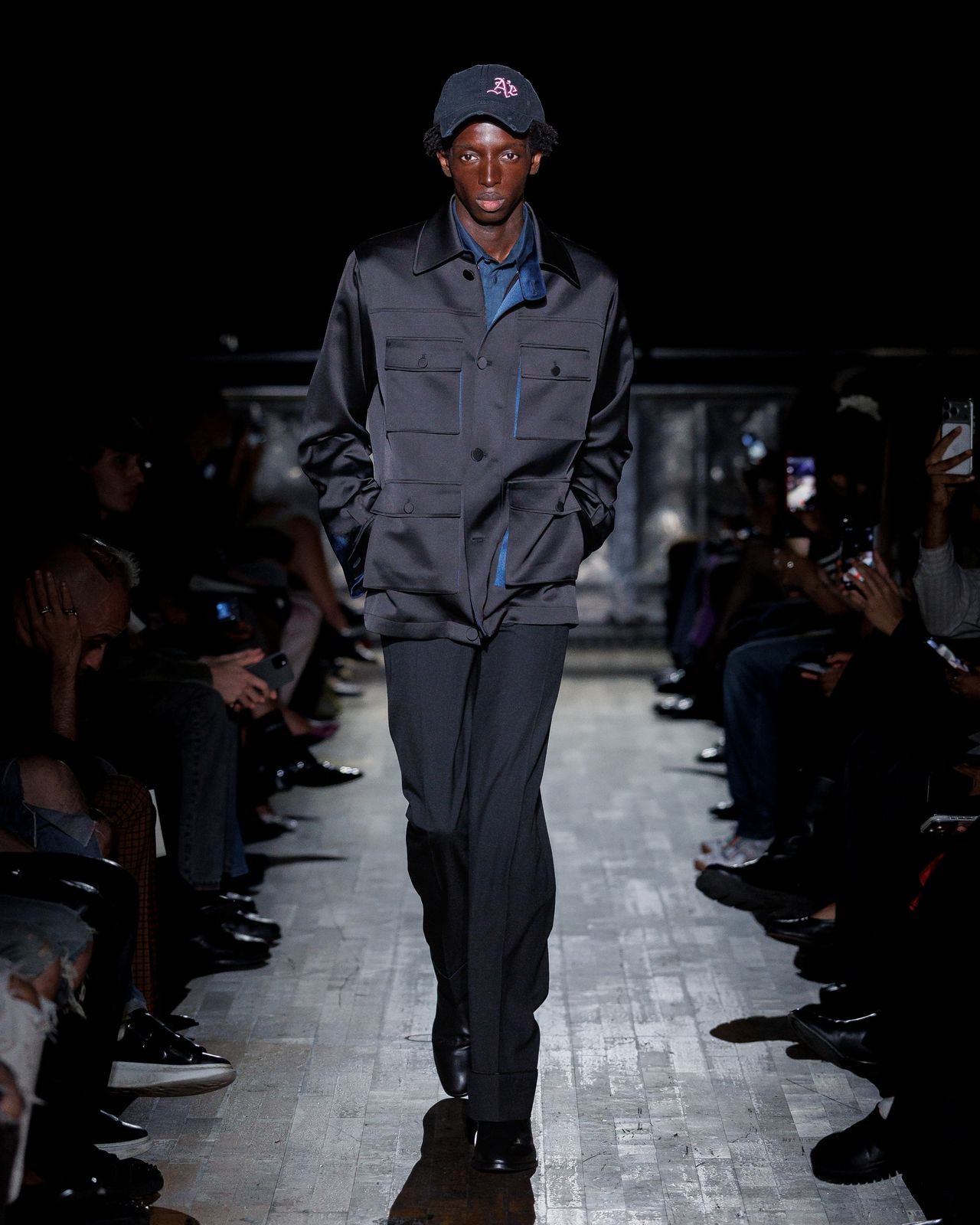 AAron esh ss27 runway show at London Fashion Week