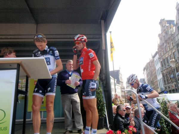 Gustav Erik Larsson and Fabian Cancellara