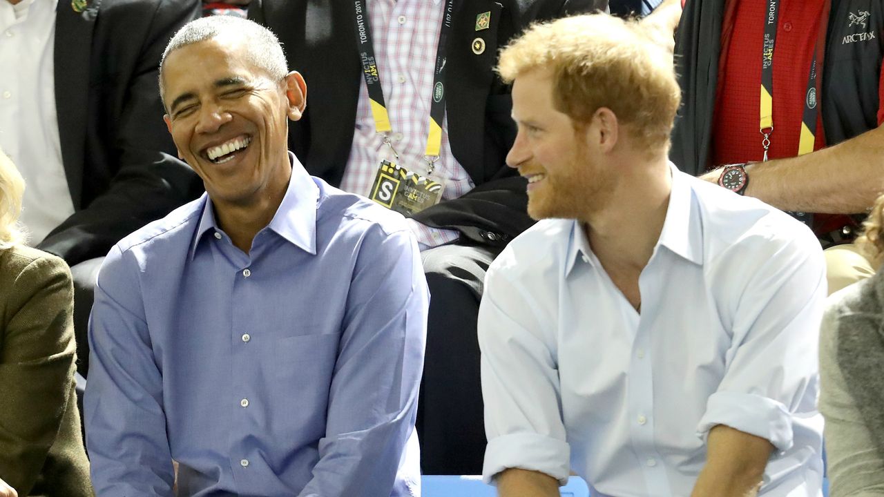 Prince Harry and Barack Obama