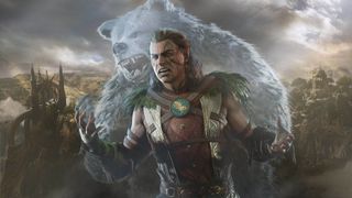 Halsin summons his bear form.