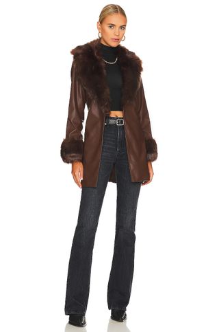 Penny Lane Faux Leather Jacket