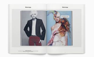 A Balenciaga design book