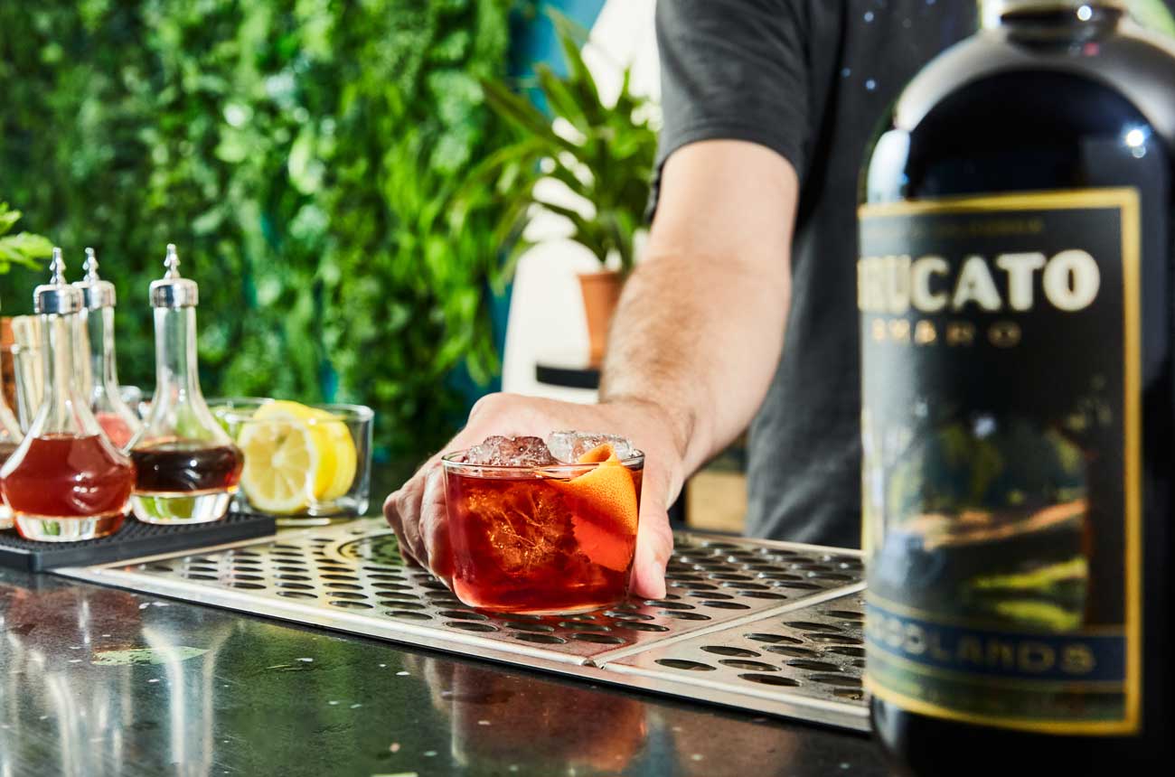 Brucato Amaro cocktail