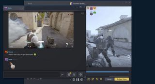 An image showing how sharing works using Steam Game Recording