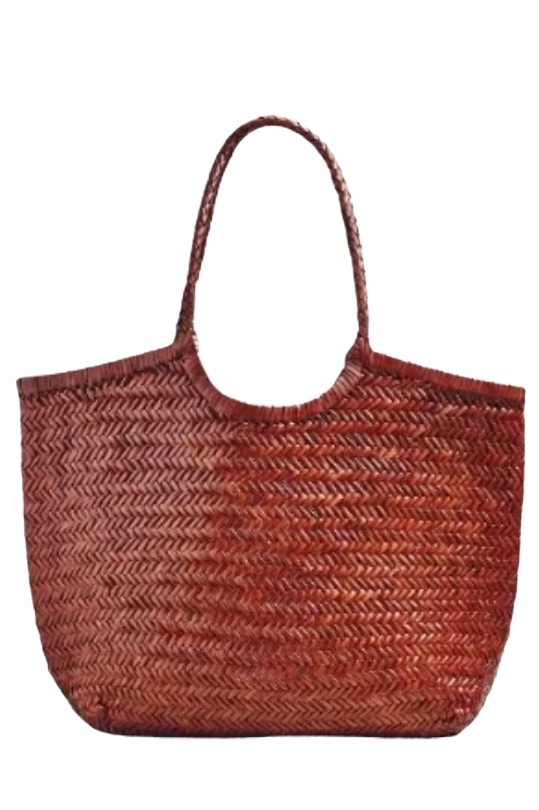 Anthropologie, Woven Leather Tote