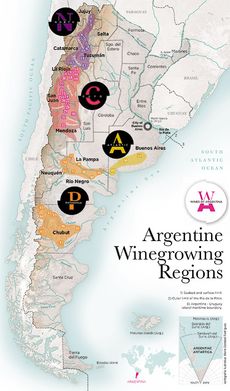 argentina wine map