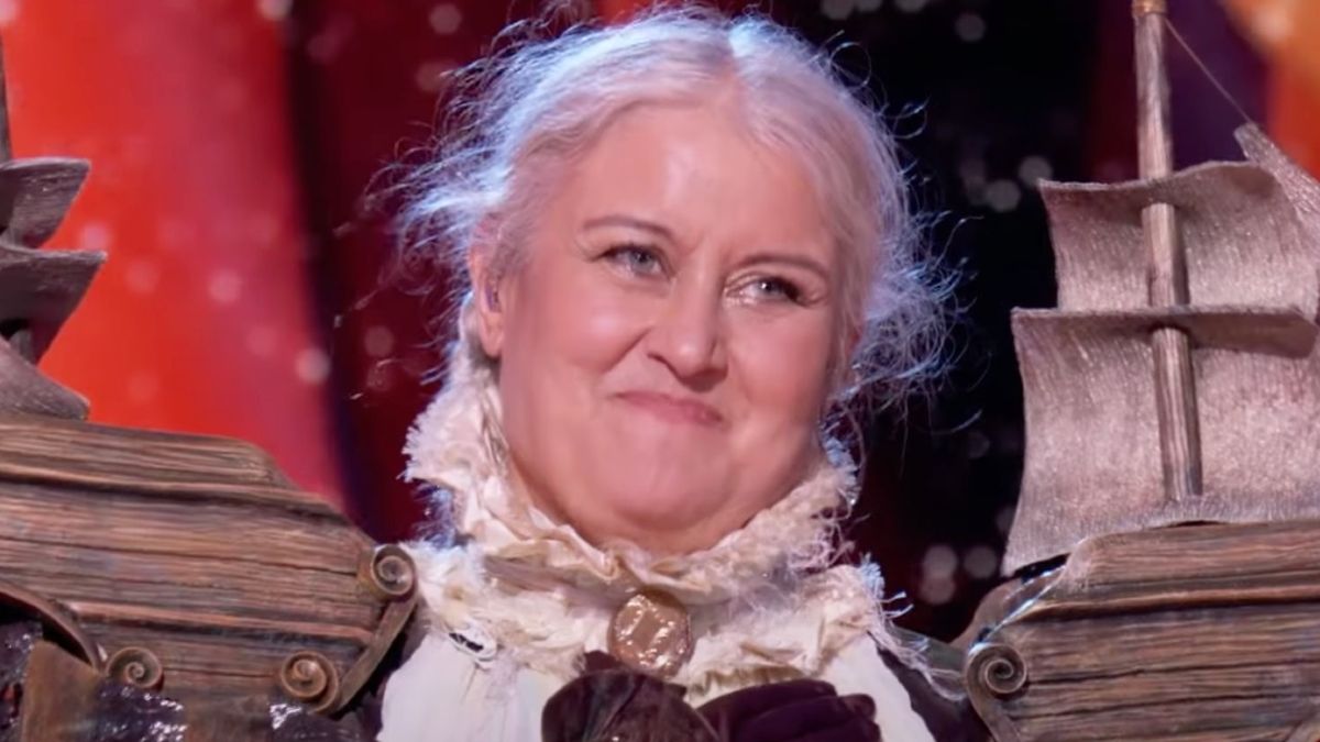 Paula Cole unmasked in the ship outfit on The Masked Singer