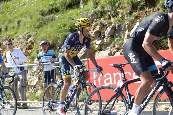 Alberto Contador ran out of steam on the final climb
