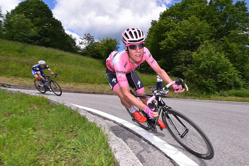 Maglia rosa Bob Jungels (Etixx-Quick Step)