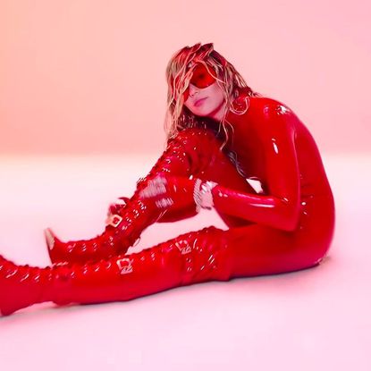 Red, Pink, Figurine, Latex, Sitting, 