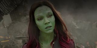 Zoe Saldana as Gamora