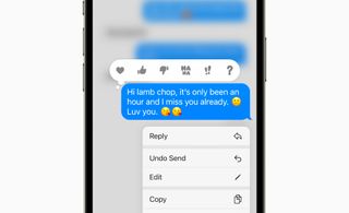 The iOS 16 messaging