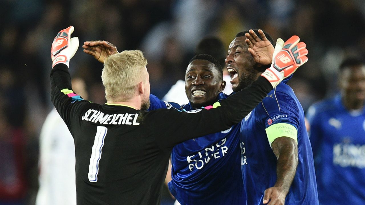 Wilfred Ndidi, Wes Morgan, Kasper Schmeichel