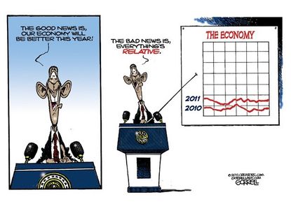 The economy's relative recovery
