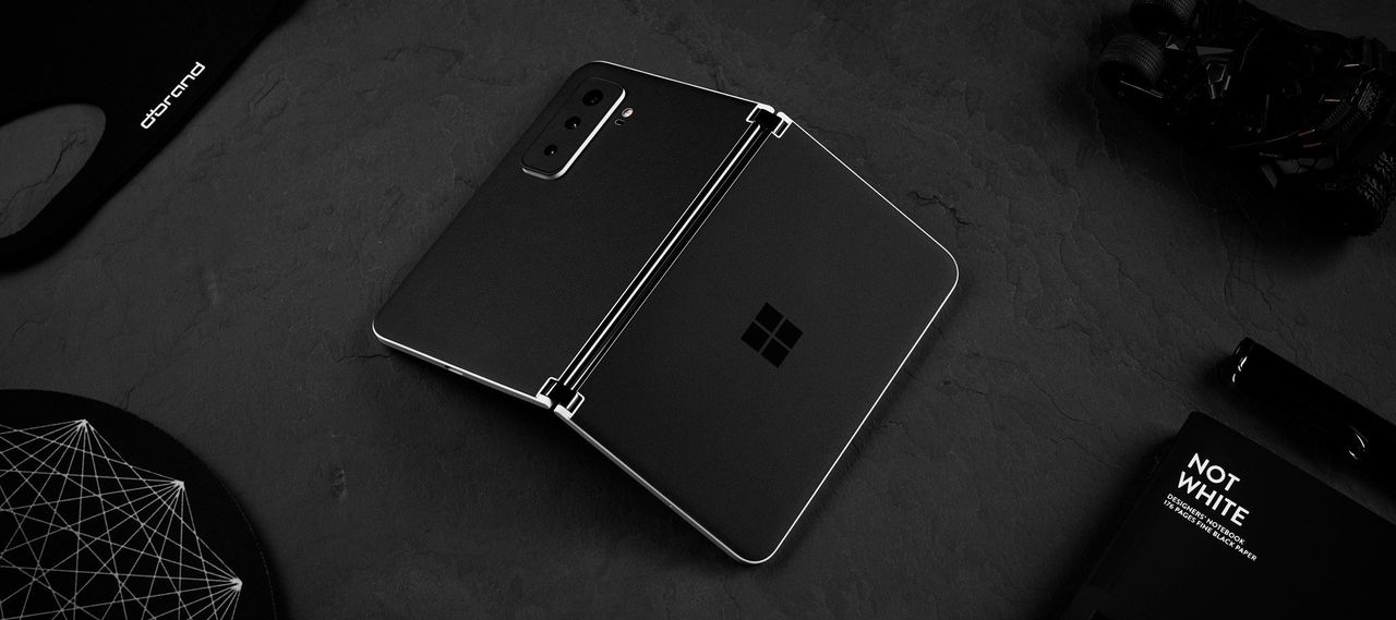 dbrand Matte Black Surface Duo 2 Skins