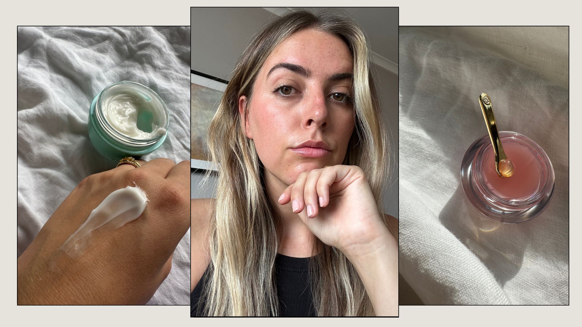 Shannon Lawlor after using the best Tatcha products including Kissu lip mask and The Water Cream