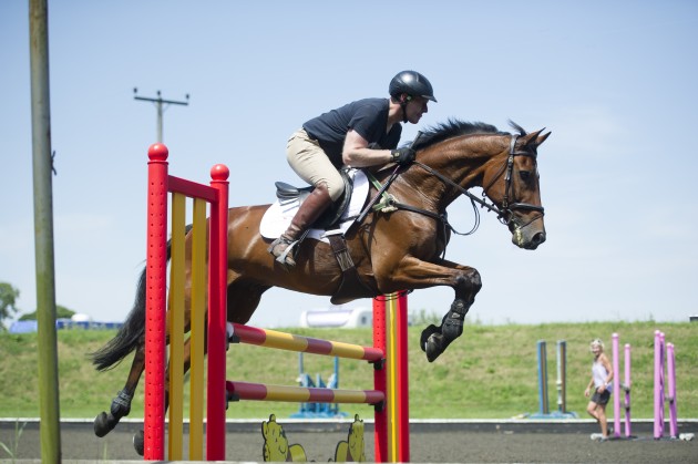 Training day at Boomerang equestrian center cross-country