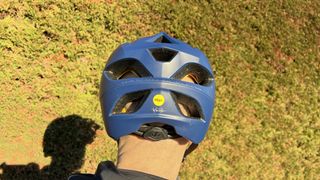 Back of Troy Lee Flowline helmet