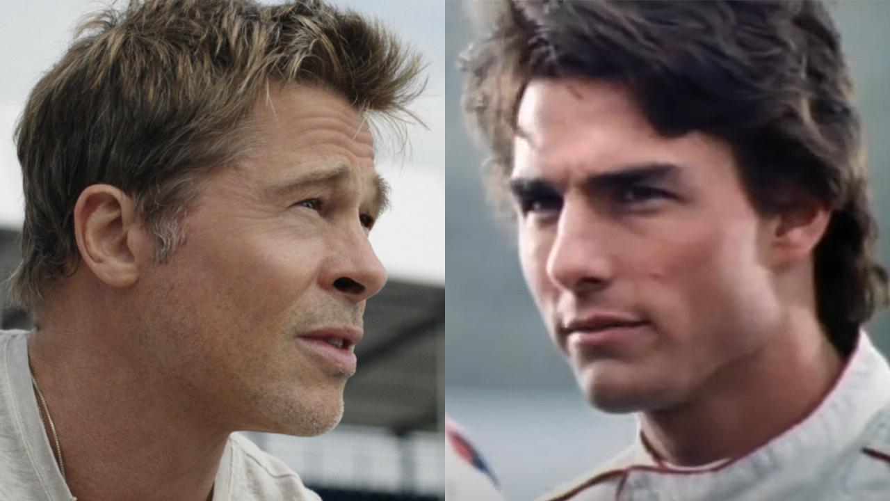 Brad Pitt in F1; Tom Cruise in Days of Thunder