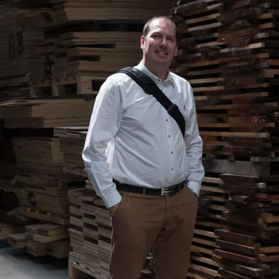 picture of wall panelling expert Adam Robertson