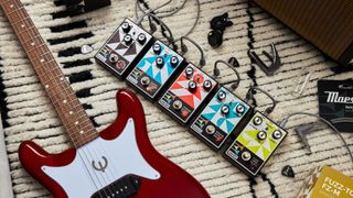 See the first five pedals, due this year – including the Invader Distortion, Ranger Overdrive, Comet Chorus and Discoverer Delay