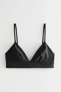 &amp; Other Stories Topstitched Triangle Bikini Top $33 $22 | &amp; Other Stories