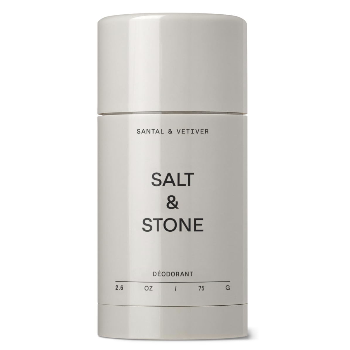 Salt & Stone Natural Deodorant - Santal | Extra Strength Natural Deodorant for Women & Men | Aluminum Free With Probiotics, Seaweed Extracts & Shea Butter (2.6 Oz)