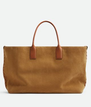 Women's Large Cabat in Camel/light Wood