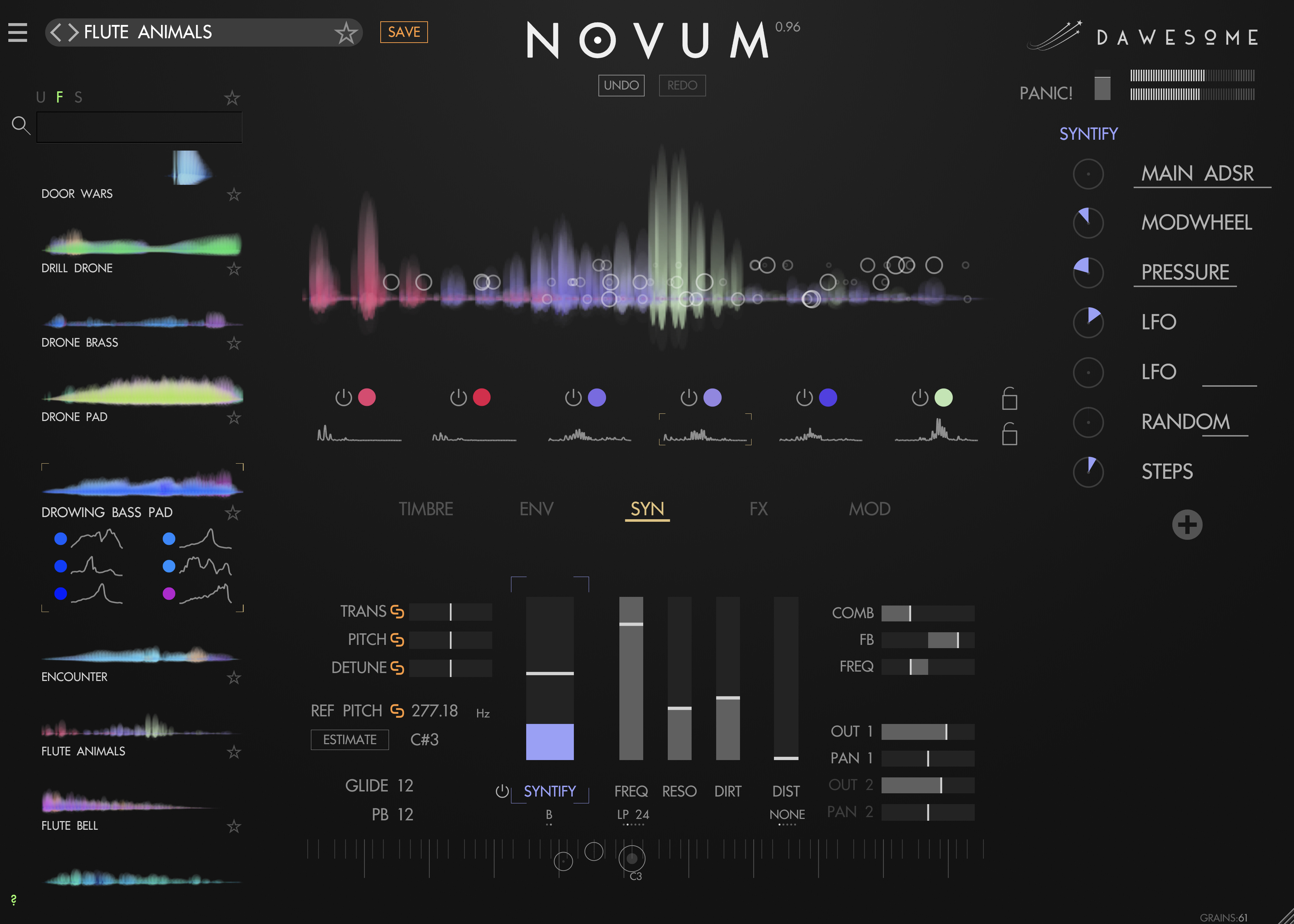 Tracktion Software presents Dawsome Novum