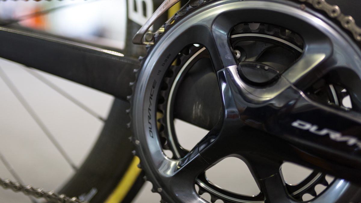 Beppu runs standard 53/39 chainrings