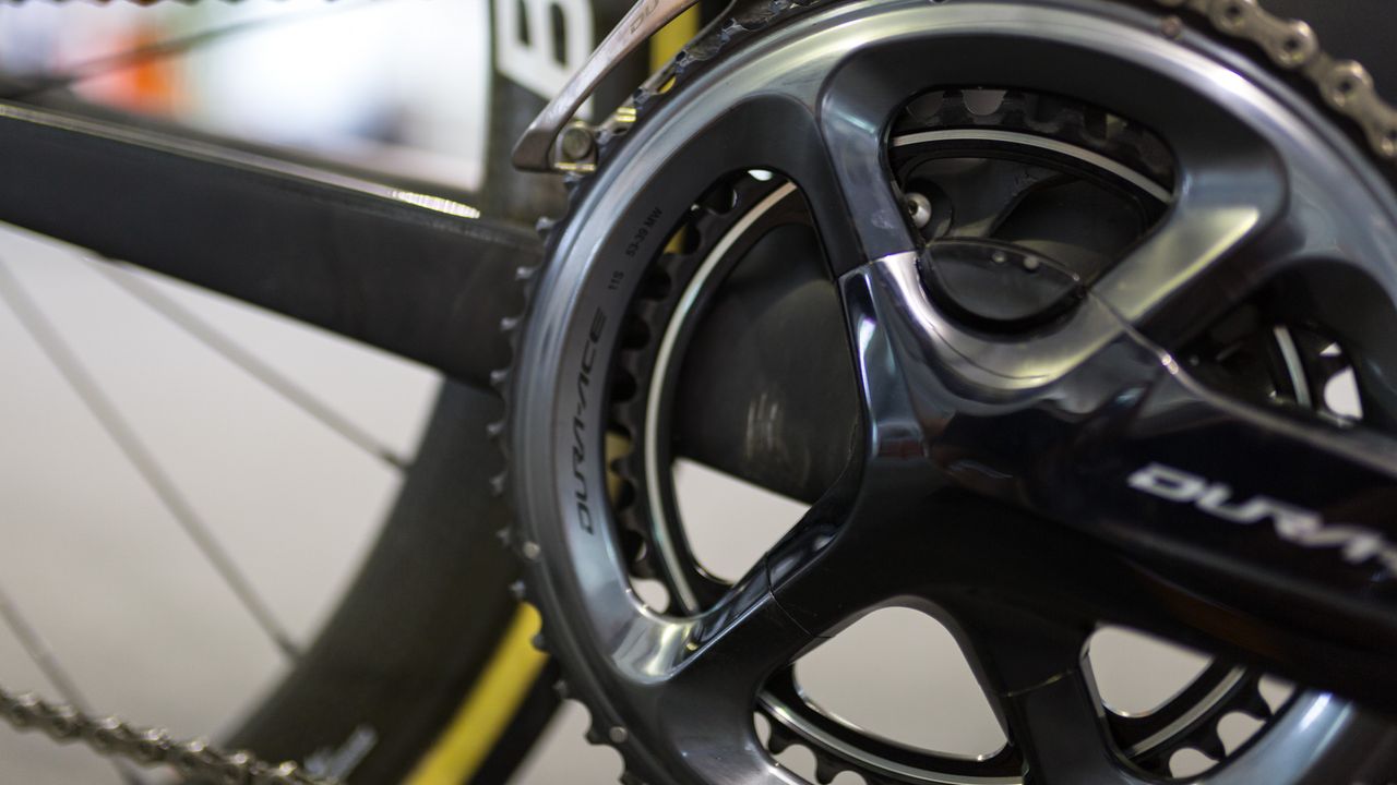 Beppu runs standard 53/39 chainrings
