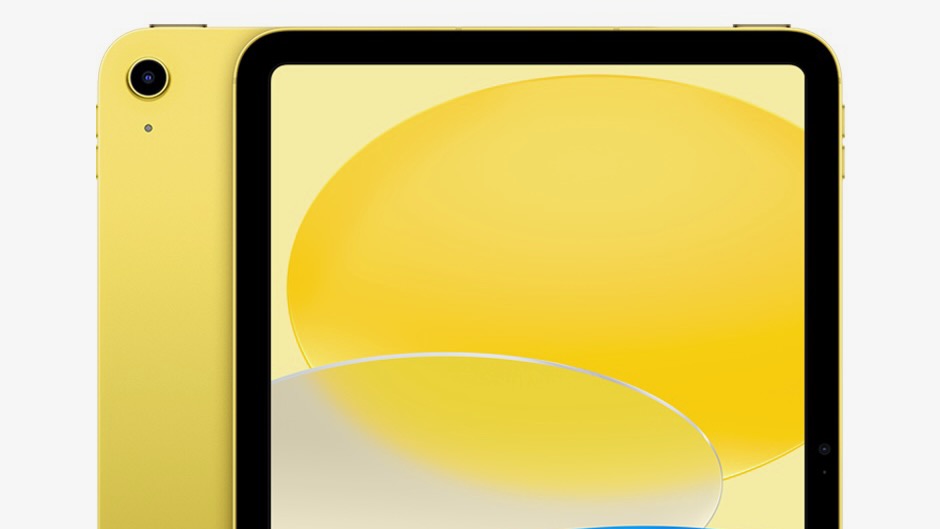 iPad (2022) dalam warna Kuning
