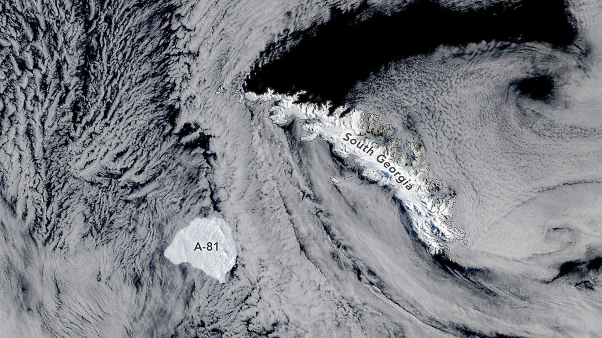 Satellites watch an escaping Antarctic iceberg | Space photo of the day for Oct. 28, 2026