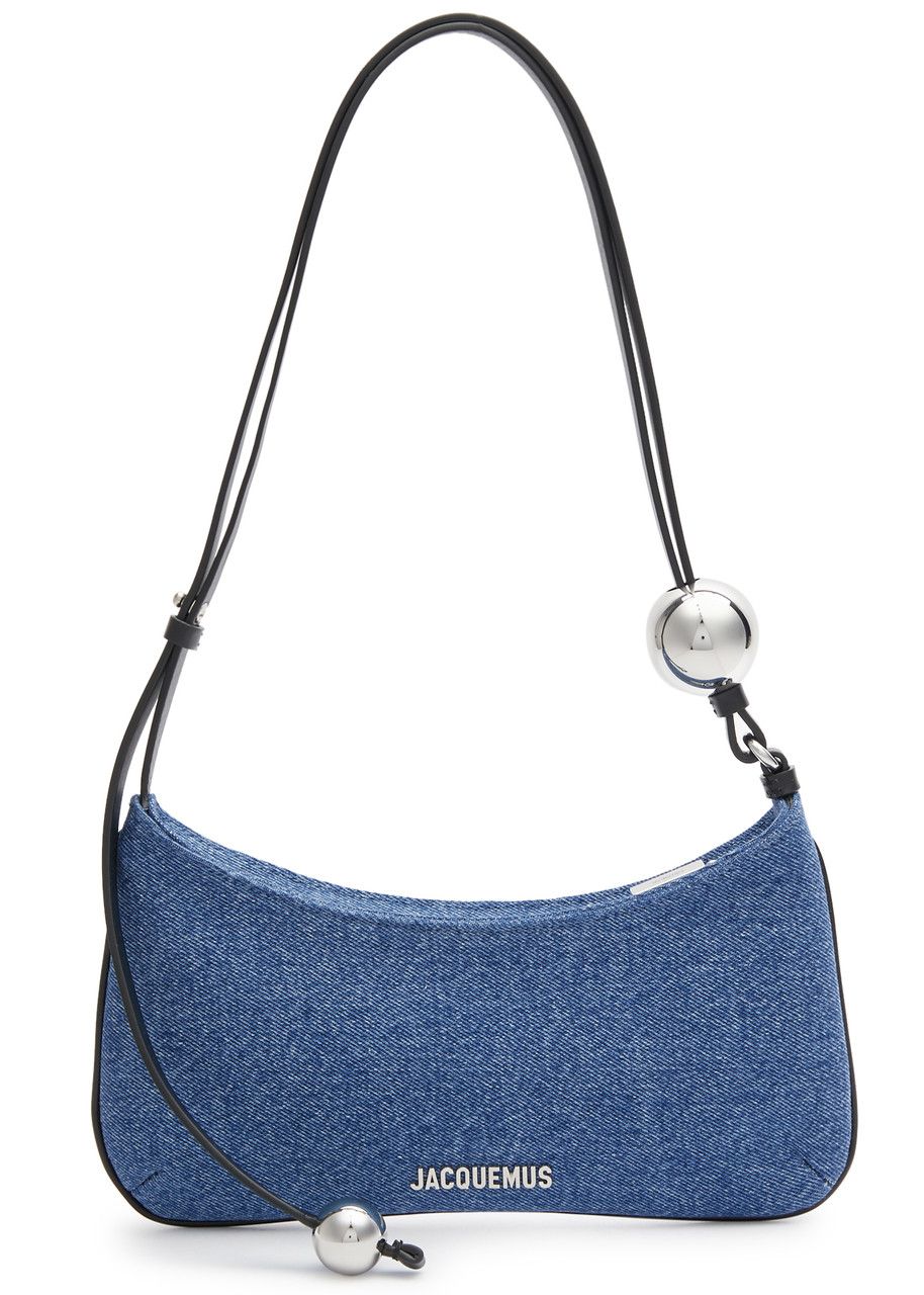 Le Bisou Perle Denim Shoulder Bag